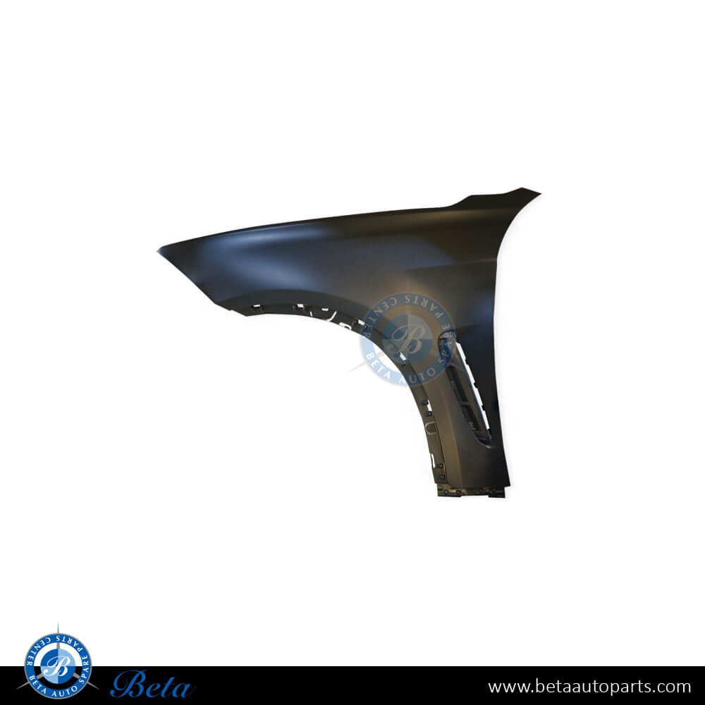 Left Side Fender without Signal Lamp Hole - Plastic for BMW X6 F16 2015-2019 models, Part Number 51657418955 Left Side Fender without Signal Lamp Hole - Plastic for BMW X6 F16 2015-2019 models, Part Number 51657418955